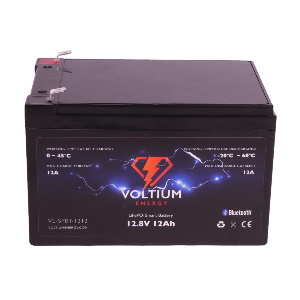 Voltium Energy LiFePO4 Lithium Batterij 12,8 Volt 12Ah 154Wh Top Merken Winkel
